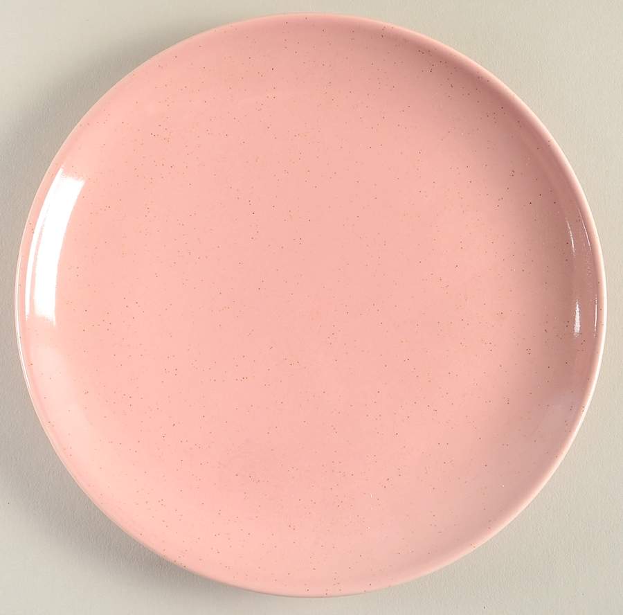 Pebbleford Pink Bread & Butter Plate by Taylor, Smith & Taylor (Ts&T)-1