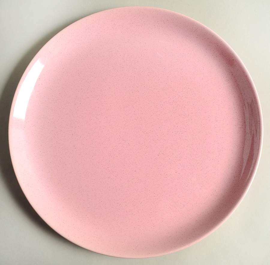 Pebbleford Pink 12" Chop Plate (Round Platter) by Taylor, Smith & Taylor (Ts&T)-1