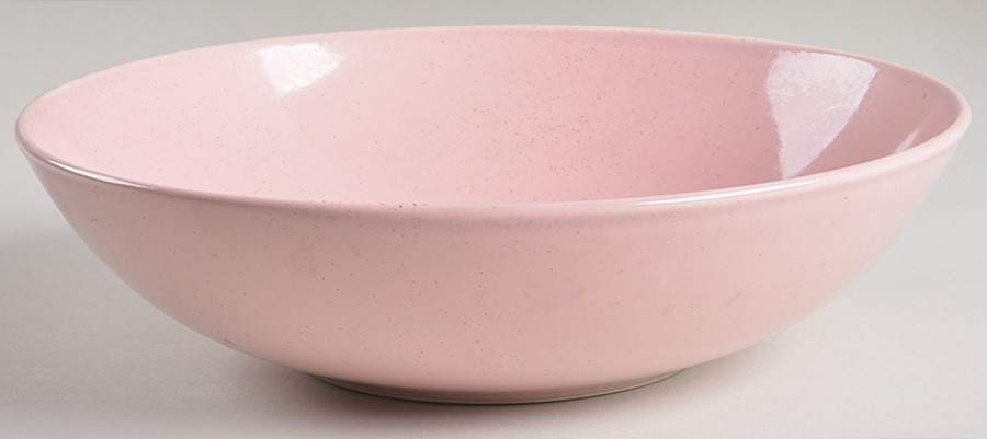 Pebbleford Pink 9" Round Vegetable Bowl by Taylor, Smith & Taylor (Ts&T)-1