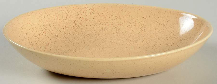 Pebbleford Sand 8" Oval Vegetable Bowl by Taylor, Smith & Taylor (Ts&T)-1