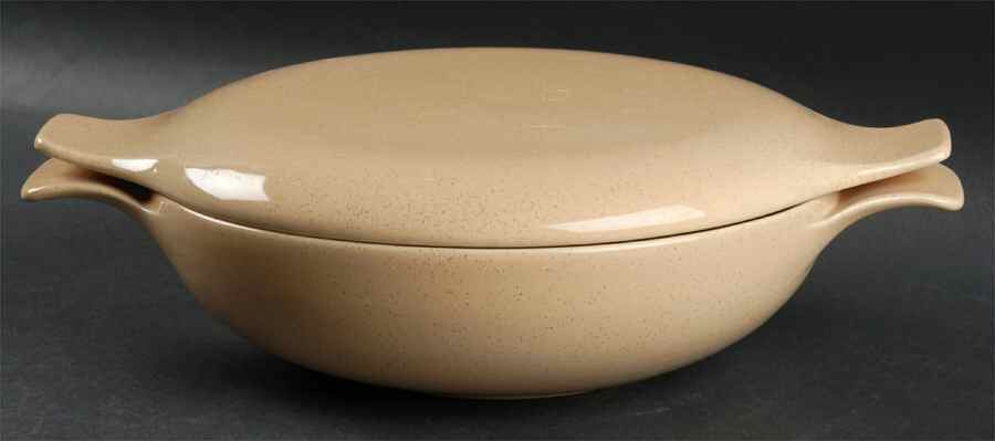 Pebbleford Sand 1.5 Qt Round Covered Casserole by Taylor, Smith & Taylor (Ts&T)-1