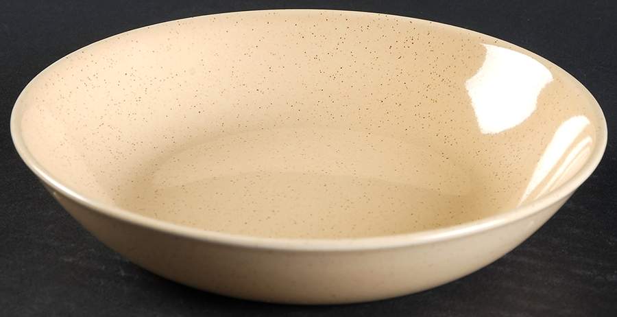 Pebbleford Sand Coupe Soup Bowl by Taylor, Smith & Taylor (Ts&T)-1
