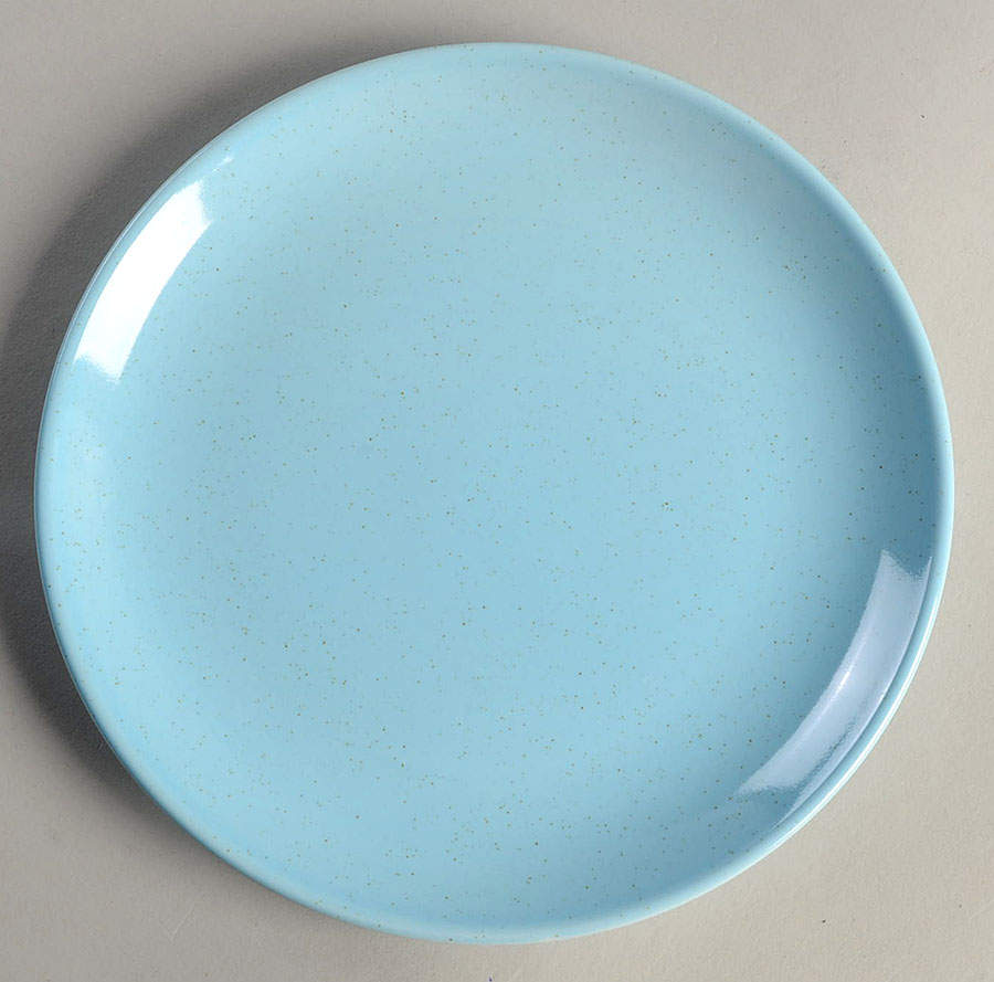 Pebbleford Turquoise Bread & Butter Plate by Taylor, Smith & Taylor (Ts&T)-1
