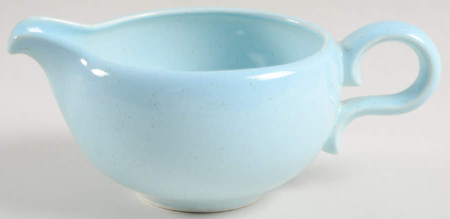 Pebbleford Turquoise Creamer by Taylor, Smith & Taylor (Ts&T)-1