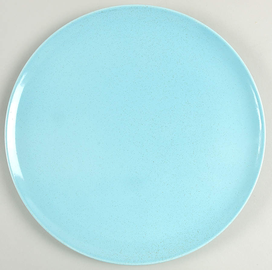 Pebbleford Turquoise 13" Chop Plate (Round Platter) by Taylor, Smith & Taylor (Ts&T)-1