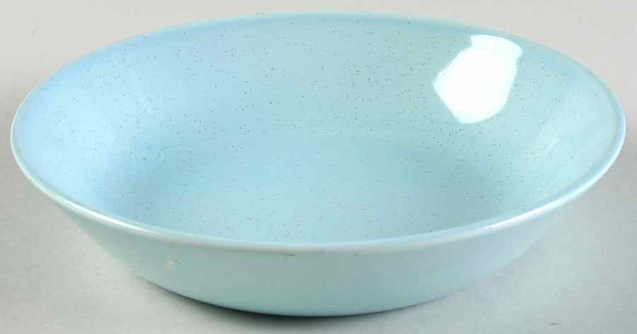 Pebbleford Turquoise Coupe Soup Bowl by Taylor, Smith & Taylor (Ts&T)-1