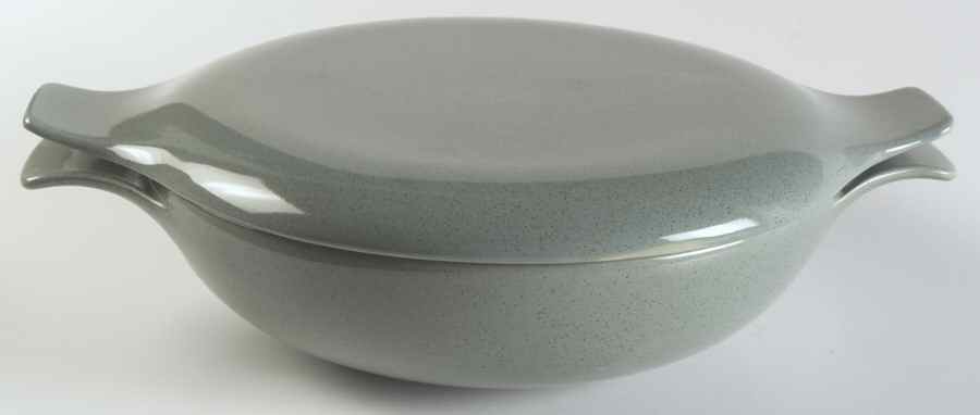 Pebbleford Teal Green Round Covered Vegetable by Taylor, Smith & Taylor (Ts&T)-1