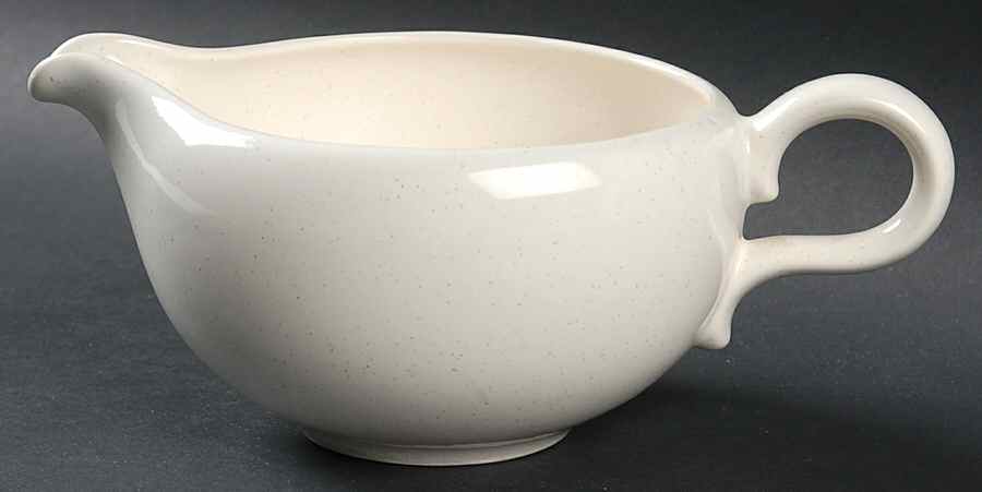 Pebbleford White Gravy Boat by Taylor, Smith & Taylor (Ts&T)-1