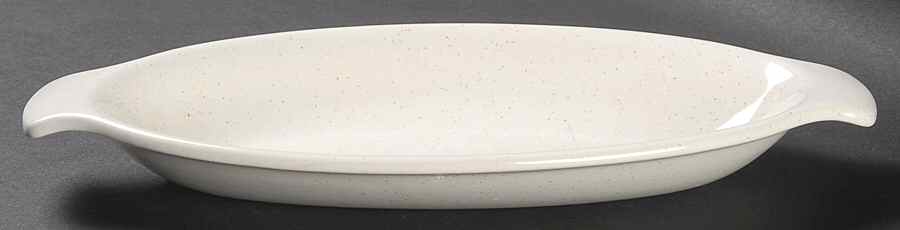 Pebbleford White Pickle Dish by Taylor, Smith & Taylor (Ts&T)-1