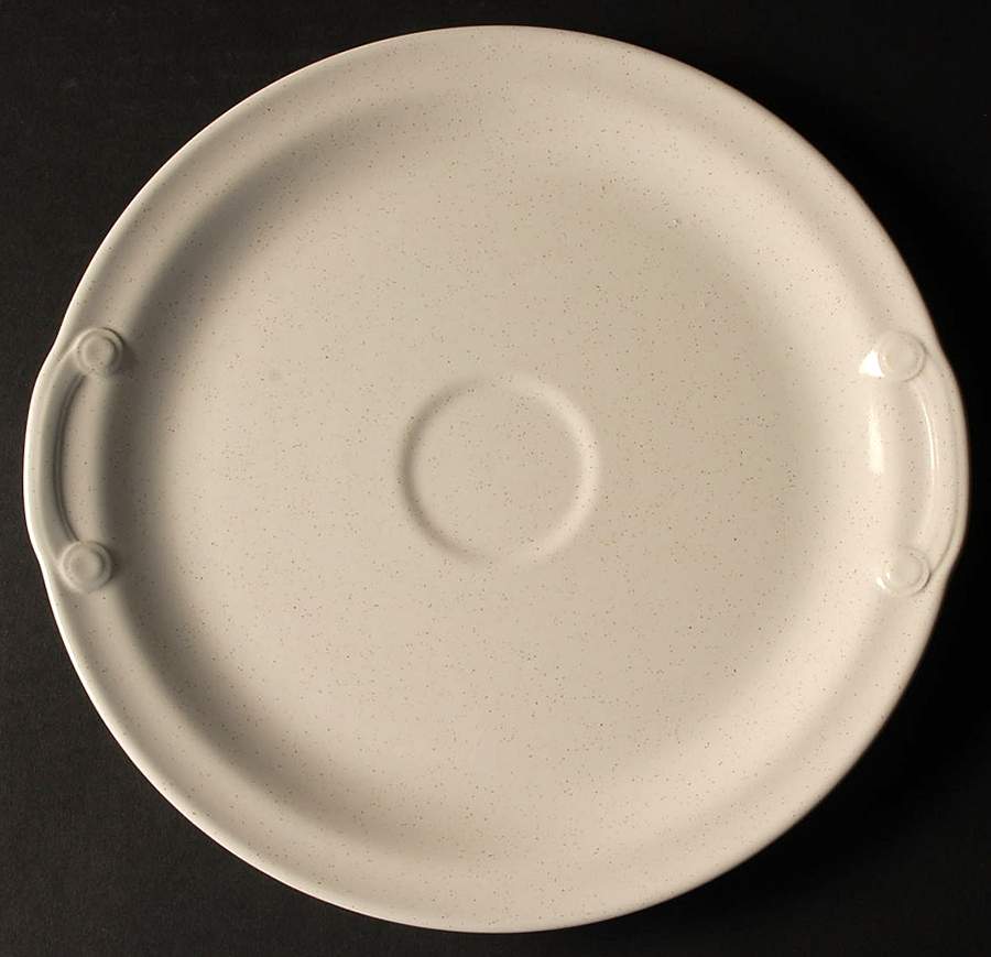 Pebbleford White Chip Bowl/Plate for Chip & Dip Set by Taylor, Smith & Taylor (Ts&T)-1