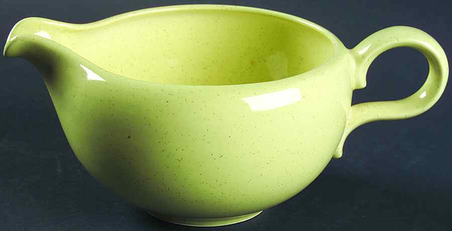 Pebbleford Sunburst Yellow Gravy Boat by Taylor, Smith & Taylor (Ts&T)-1