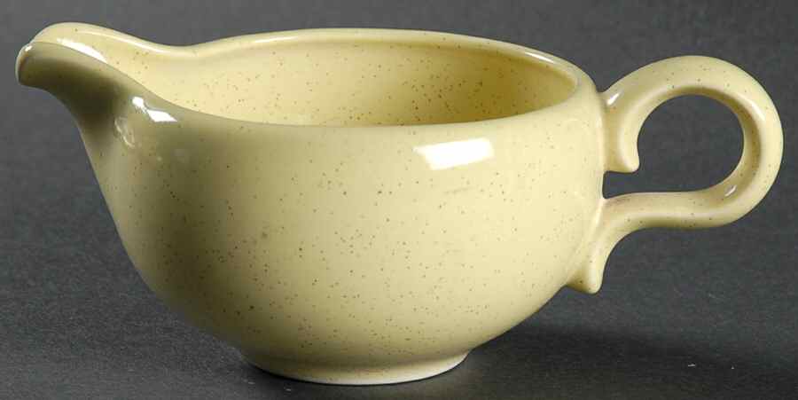 Pebbleford Sunburst Yellow Creamer by Taylor, Smith & Taylor (Ts&T)-1