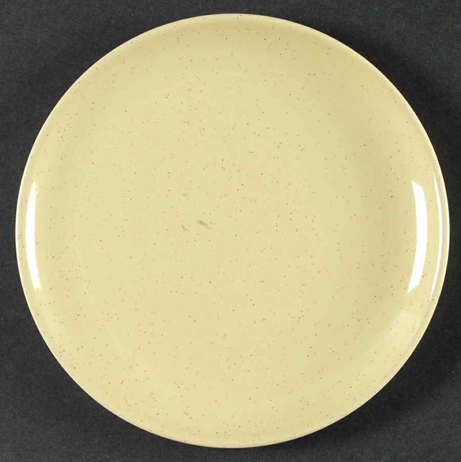 Pebbleford Sunburst Yellow Bread & Butter Plate by Taylor, Smith & Taylor (Ts&T)-1