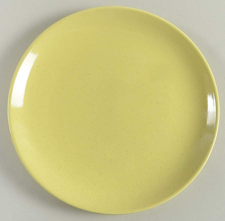 Pebbleford Sunburst Yellow Bread & Butter Plate by Taylor, Smith & Taylor (Ts&T)-1