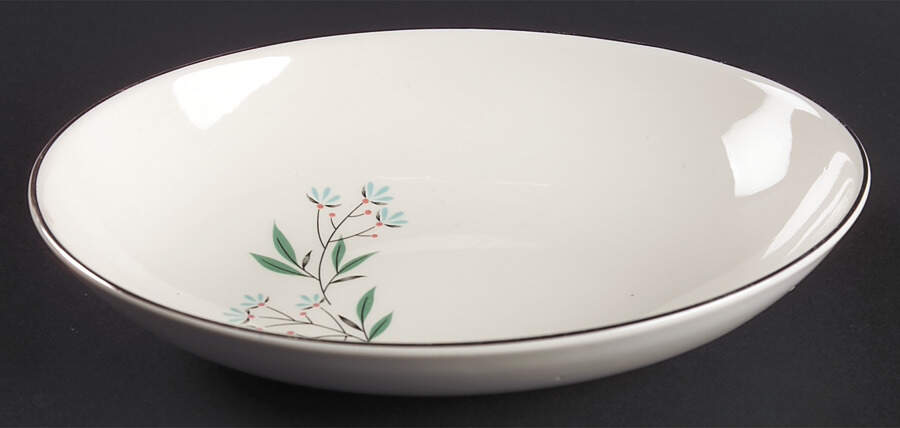 Petal Lane 8" Oval Vegetable Bowl by Taylor, Smith & Taylor (Ts&T)-1
