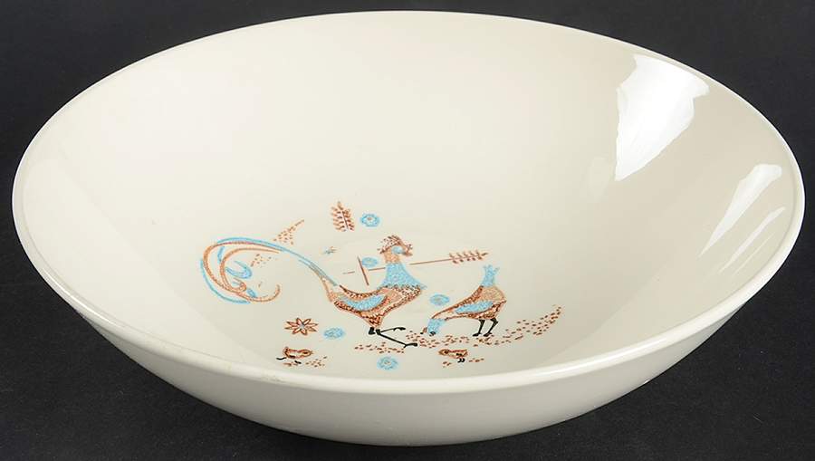 Peppermint Roo 9" Round Vegetable Bowl by Taylor, Smith & Taylor (Ts&T)-1