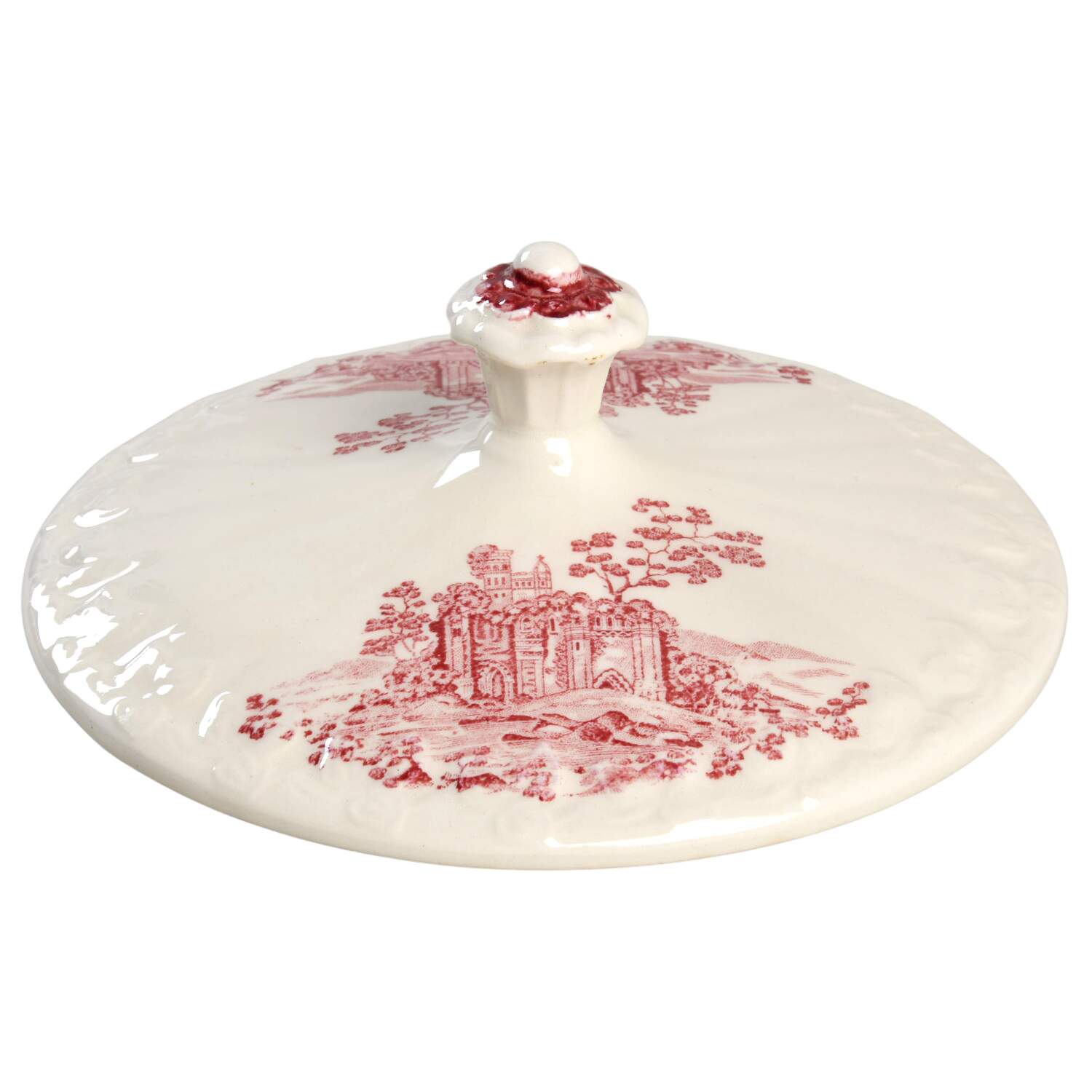 Pink Castle Lid for Round Vegetable by Taylor, Smith & Taylor (Ts&T)-1