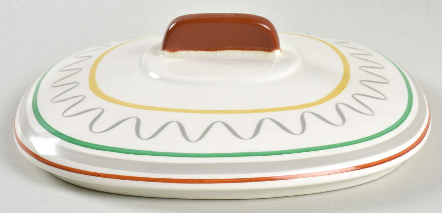 Prairie Chicken Lid for Round Vegetable by Taylor, Smith & Taylor (Ts&T)-1