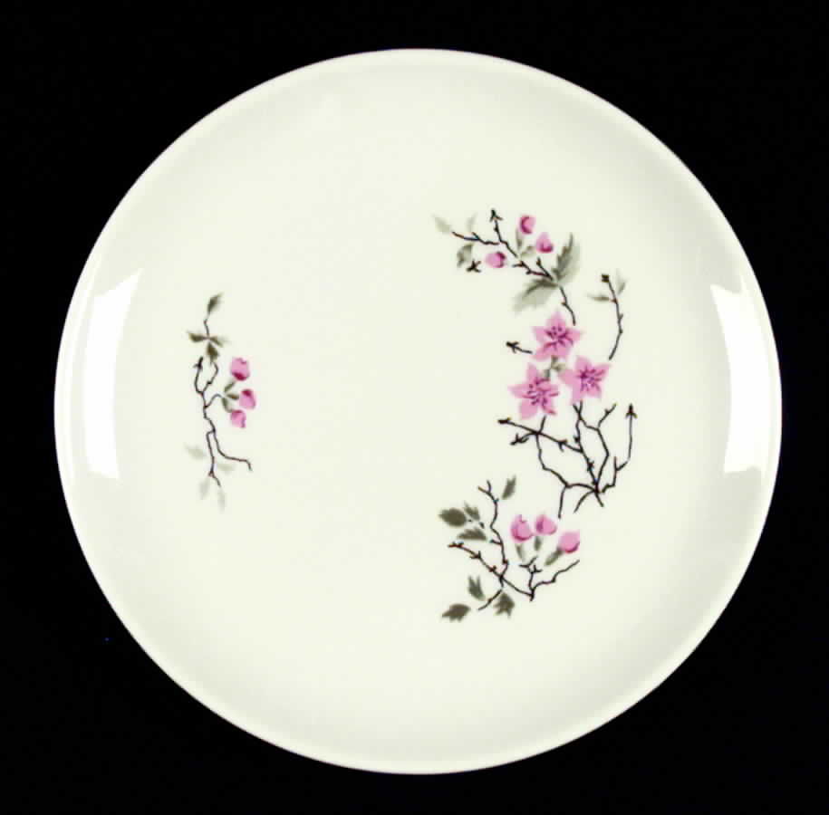 Pretty Pink Salad Plate by Taylor, Smith & Taylor (Ts&T)-1