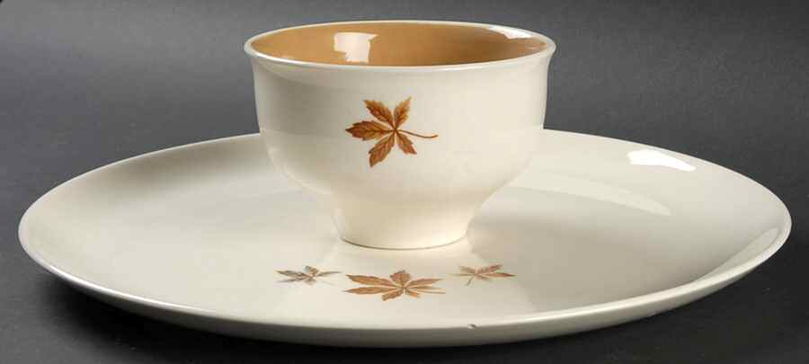 Random Leaves (2 Piece) Chip & Dip Set by Taylor, Smith & Taylor (Ts&T)-1