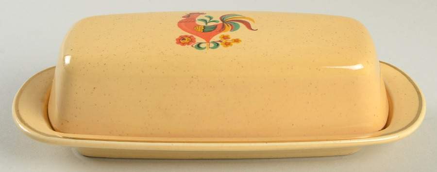 Reveille (Gold Trim) 1/4 Lb Covered Butter by Taylor, Smith & Taylor (Ts&T)-1