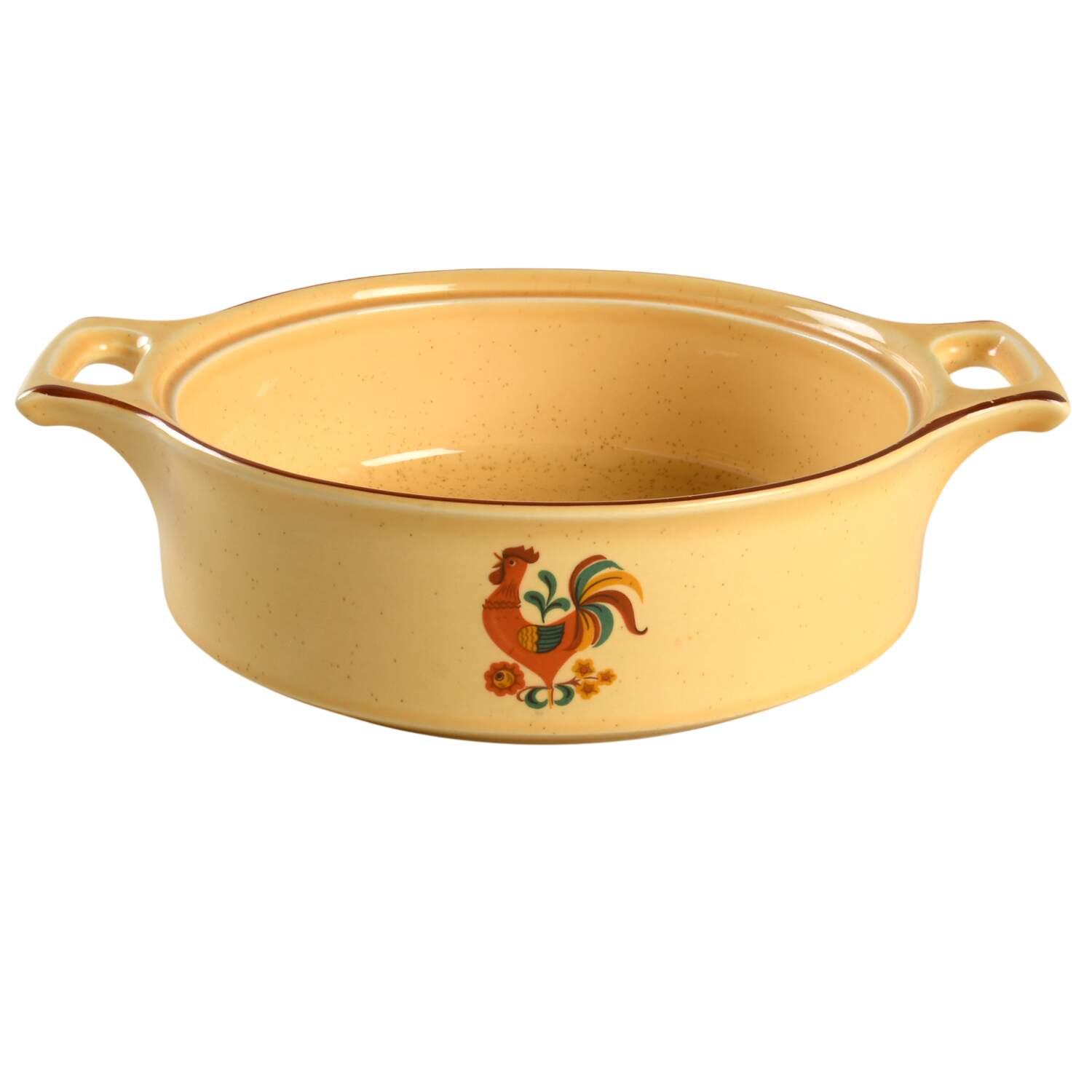 Reveille (Red Trim) 1 Qt Round Casserole No Lid by Taylor, Smith & Taylor (Ts&T)-1