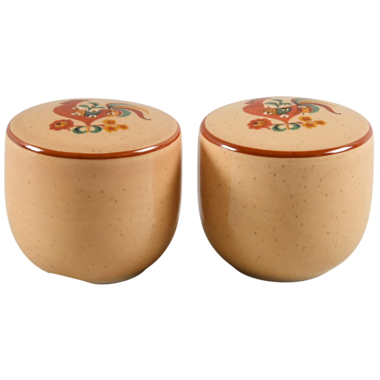 Reveille (Red Trim) Salt & Pepper Set by Taylor, Smith & Taylor (Ts&T)-1