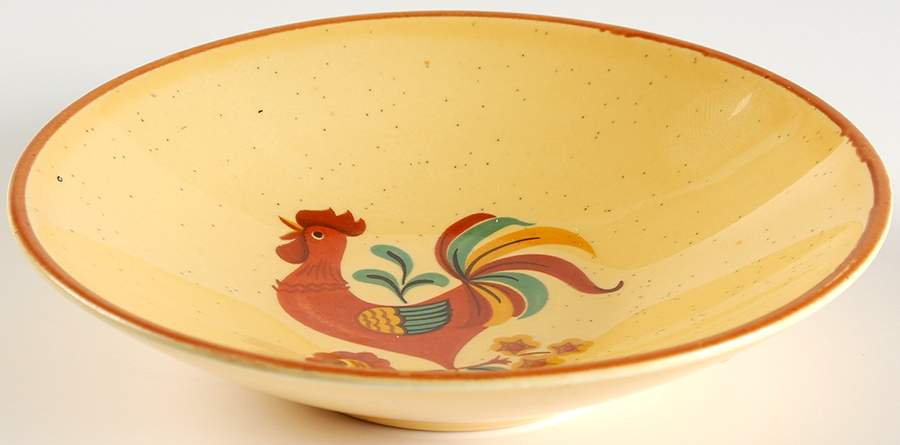 Reveille (Red Trim) Fruit/Dessert (Sauce) Bowl by Taylor, Smith & Taylor (Ts&T)-1