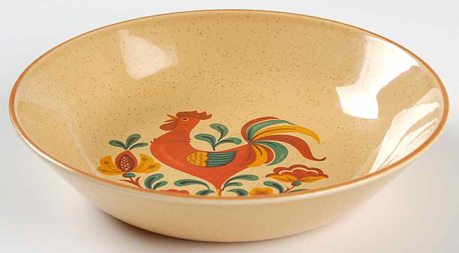 Reveille (Red Trim) Coupe Soup Bowl by Taylor, Smith & Taylor (Ts&T)-1