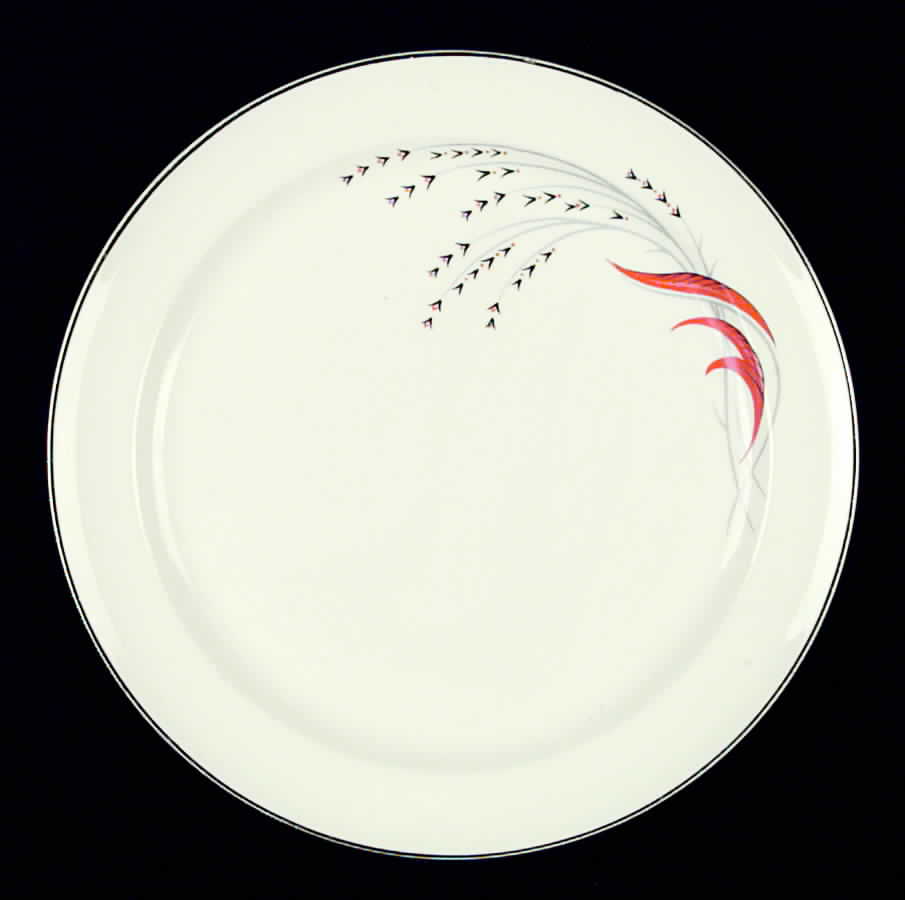 Red Wheat Dinner Plate by Taylor, Smith & Taylor (Ts&T)-1