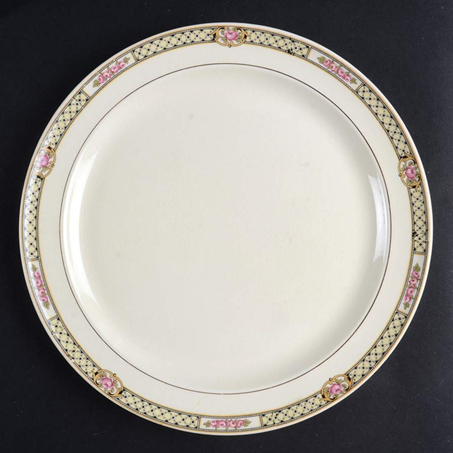 Rose Lattice Luncheon Plate by Taylor, Smith & Taylor (Ts&T)-1