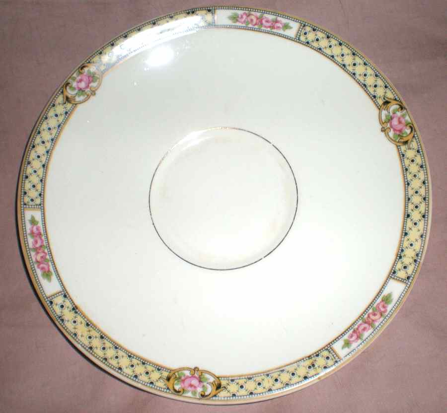 Rose Lattice Saucer by Taylor, Smith & Taylor (Ts&T)-1