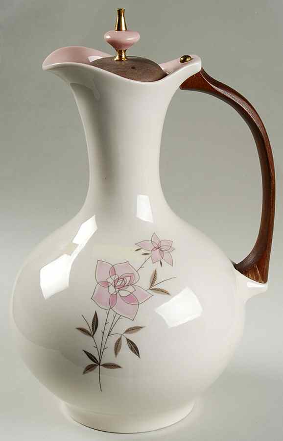 Rose Sachet Carafe & Lid by Taylor, Smith & Taylor (Ts&T)-1
