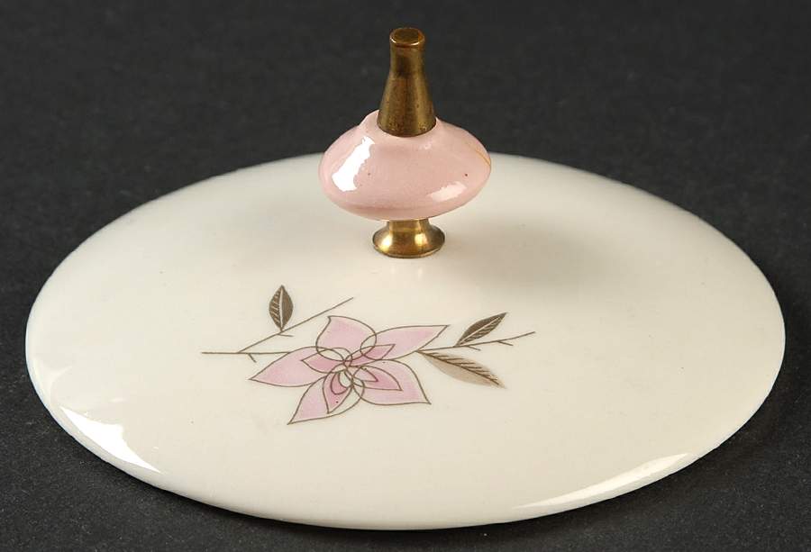 Rose Sachet Lid for Sugar Bowl by Taylor, Smith & Taylor (Ts&T)-1