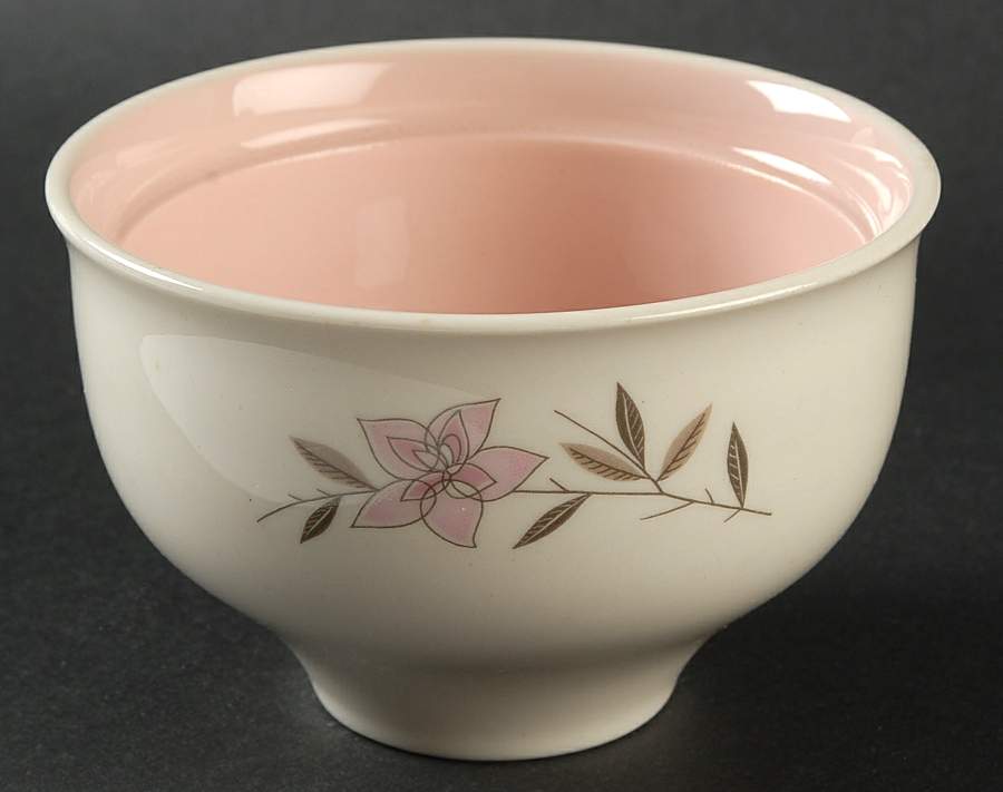 Rose Sachet Sugar Bowl No Lid by Taylor, Smith & Taylor (Ts&T)-1