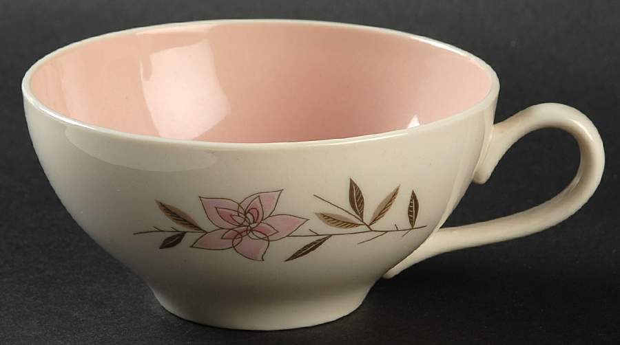 Rose Sachet Flat Cup by Taylor, Smith & Taylor (Ts&T)-1