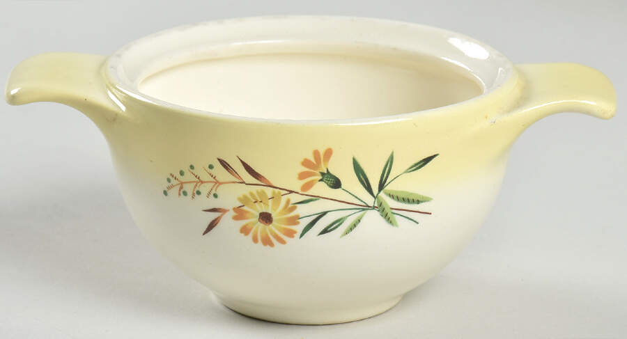 Shasta Daisy Sugar Bowl No Lid by Taylor, Smith & Taylor (Ts&T)-1