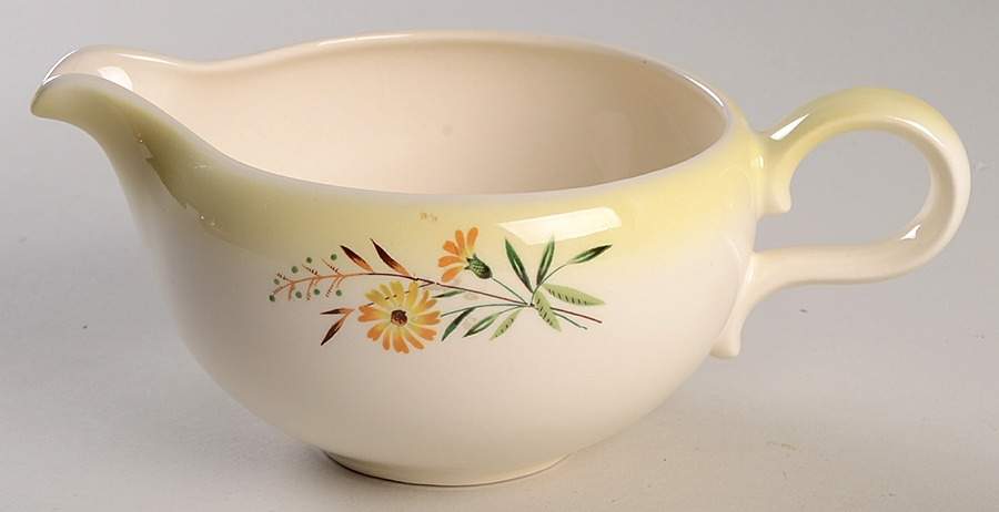 Shasta Daisy Gravy Boat by Taylor, Smith & Taylor (Ts&T)-1