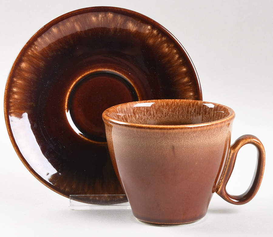 Sierra Flat Cup & Saucer Set by Taylor, Smith & Taylor (Ts&T)-1