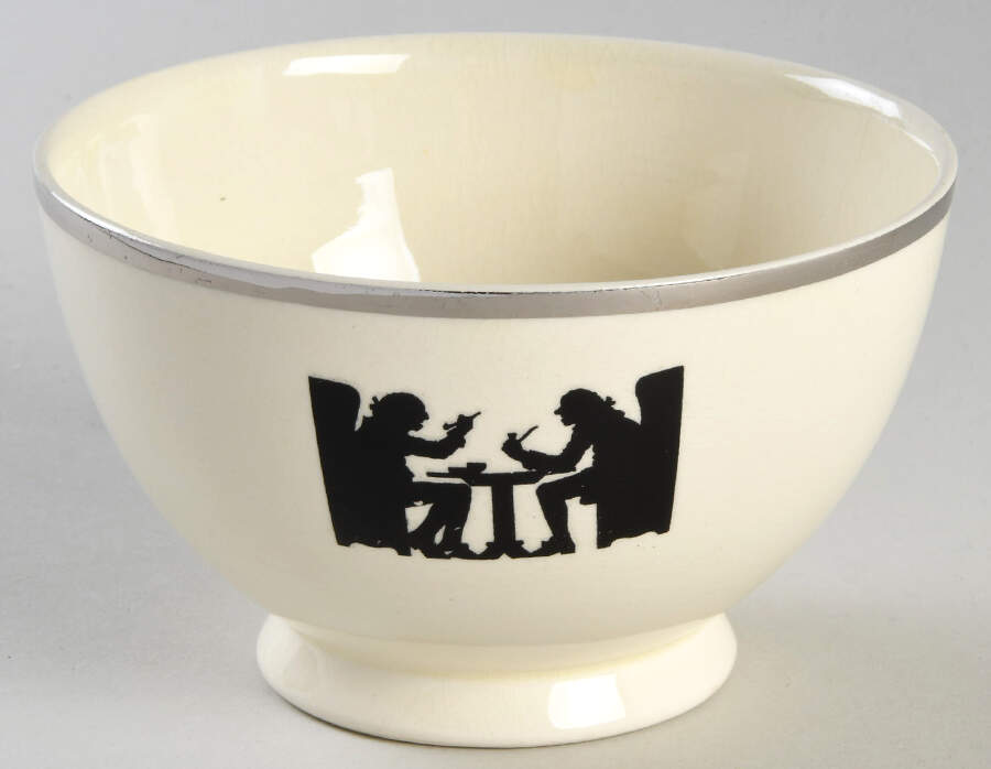 Silhouette Cranberry Bowl by Taylor, Smith & Taylor (Ts&T)-1