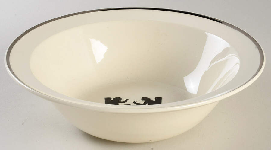 Silhouette 8" Round Vegetable Bowl by Taylor, Smith & Taylor (Ts&T)-1