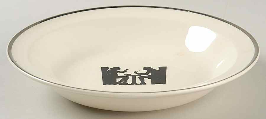 Silhouette Rim Soup Bowl by Taylor, Smith & Taylor (Ts&T)-1
