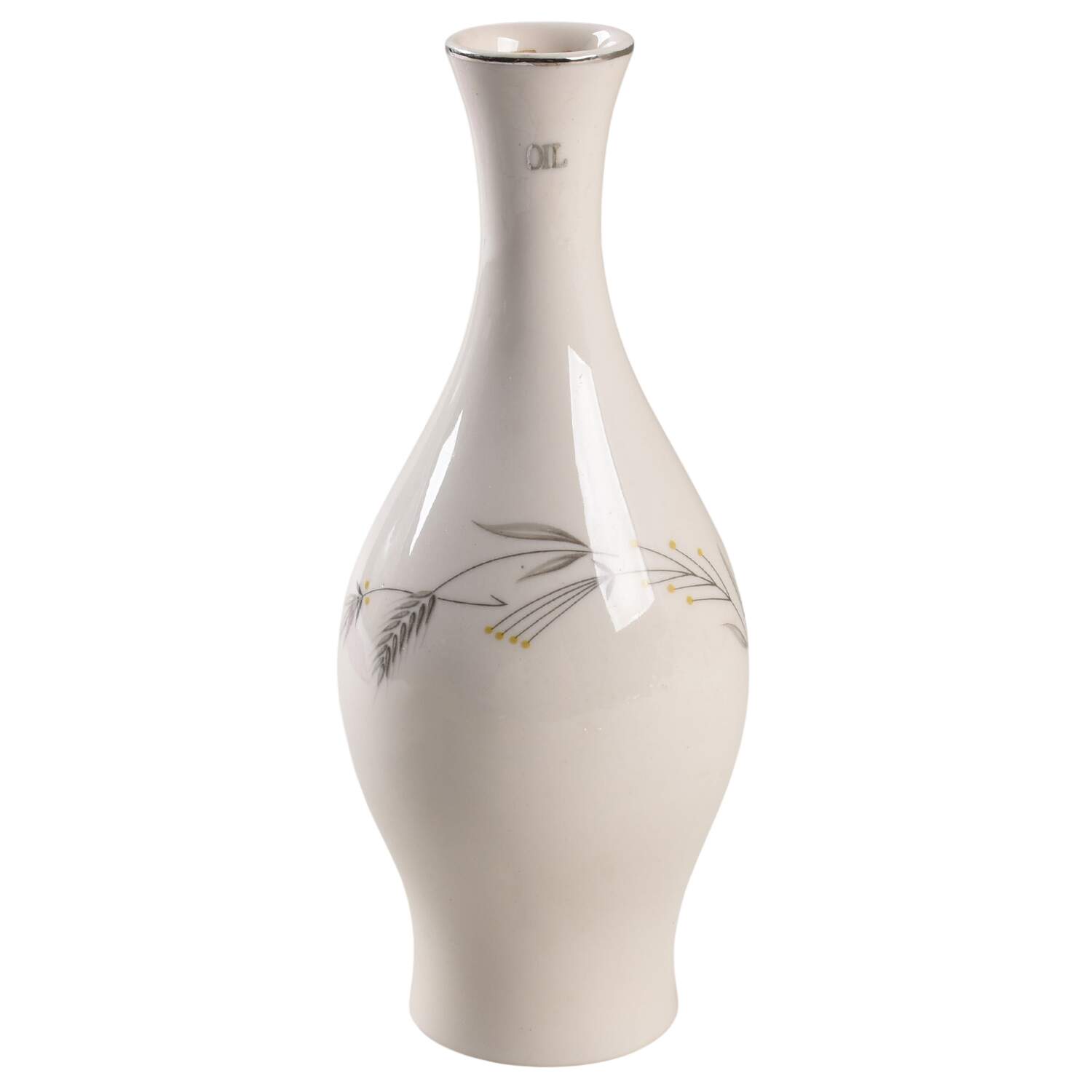 Silver Wheat Oil Cruet No Stopper by Taylor, Smith & Taylor (Ts&T)-1