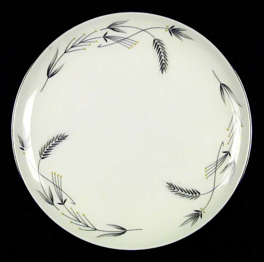 Silver Wheat Dinner Plate by Taylor, Smith & Taylor (Ts&T)-1