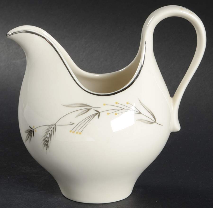 Silver Wheat Creamer by Taylor, Smith & Taylor (Ts&T)-1
