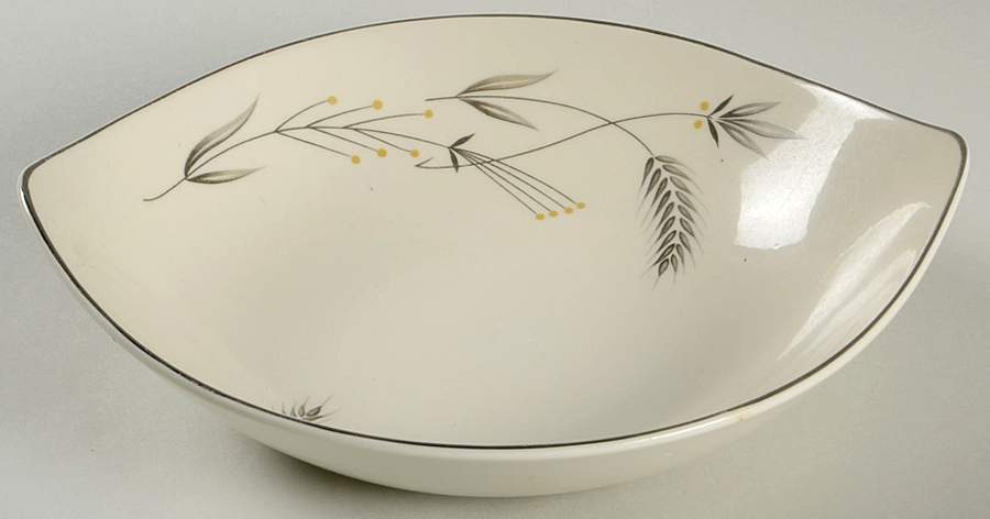 Silver Wheat 8" Round Vegetable Bowl by Taylor, Smith & Taylor (Ts&T)-1