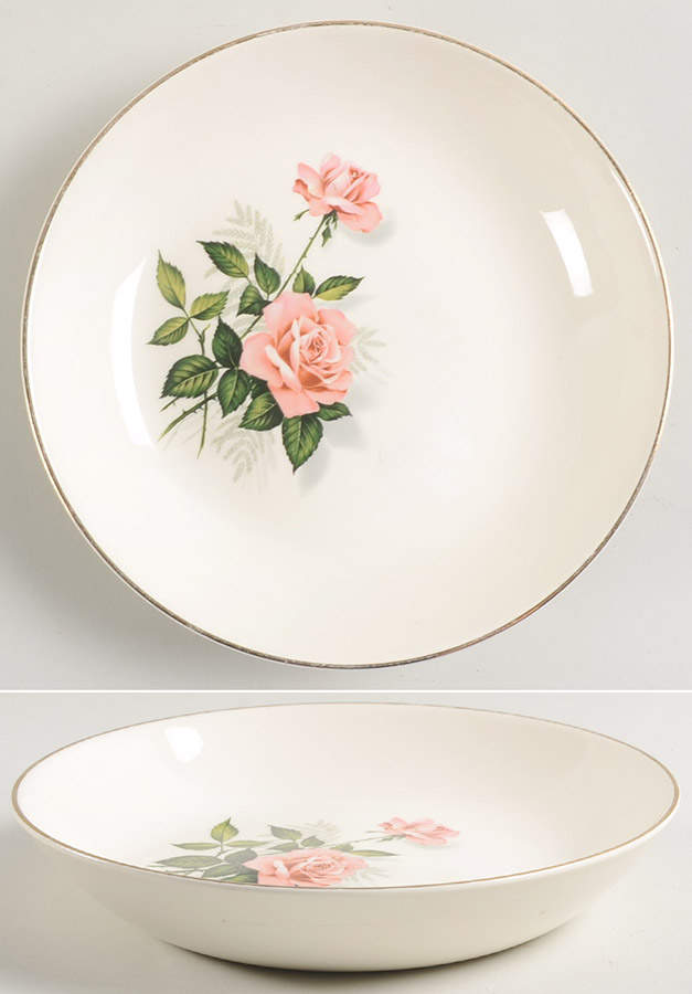 Summer Rose Gold Coupe Soup Bowl by Taylor, Smith & Taylor (Ts&T)-1