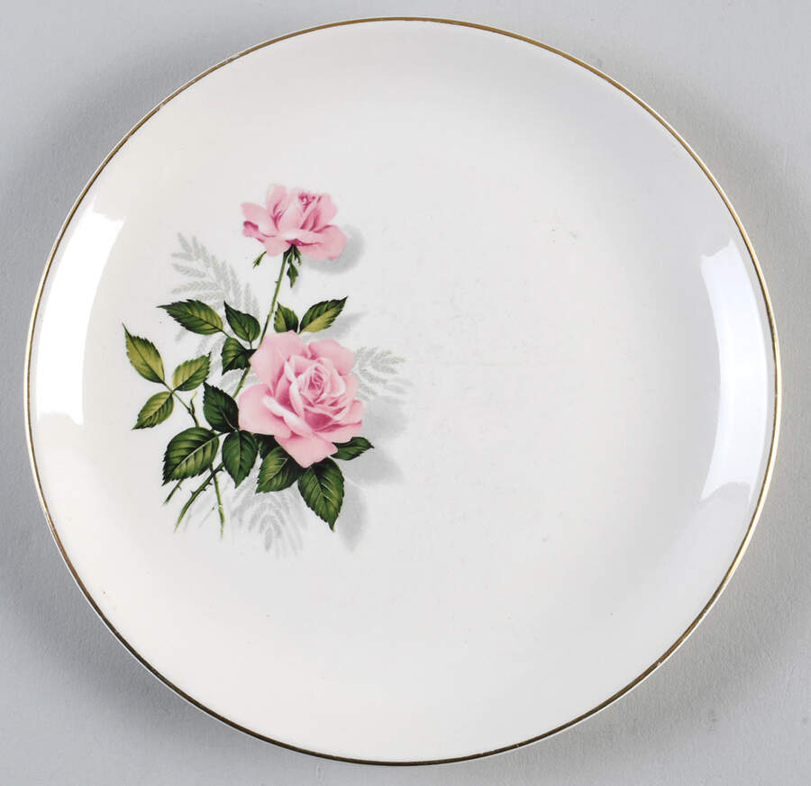 Summer Rose Gold Dessert/Pie Plate by Taylor, Smith & Taylor (Ts&T)-1
