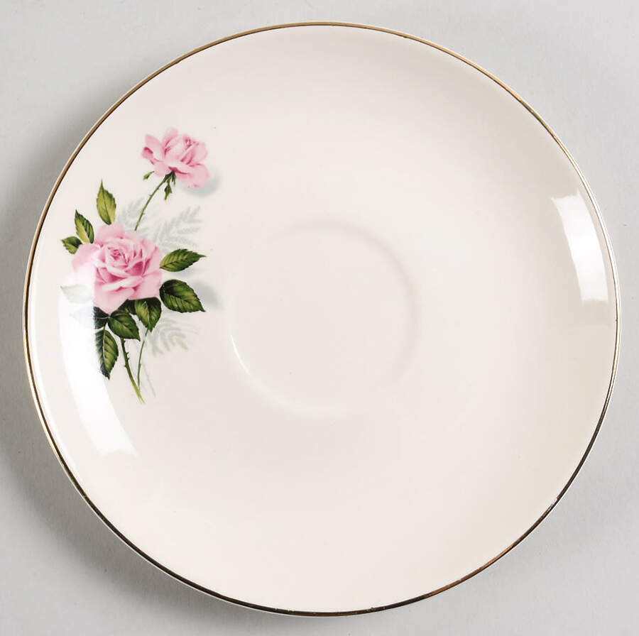 Summer Rose Gold Saucer for Footed Cup by Taylor, Smith & Taylor (Ts&T)-1