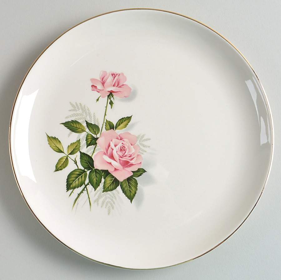 Summer Rose Gold Salad Plate by Taylor, Smith & Taylor (Ts&T)-1